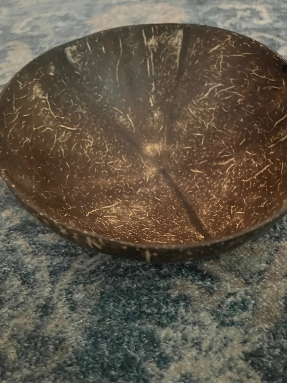 Source Unknown Brown Coconut Shell Bowl